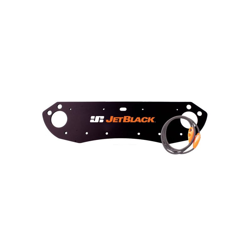Racks Jet Black Number Plate Holder