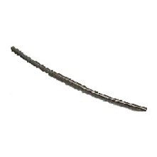 Handlebar 25.4 56cm Wide Alloy Blk