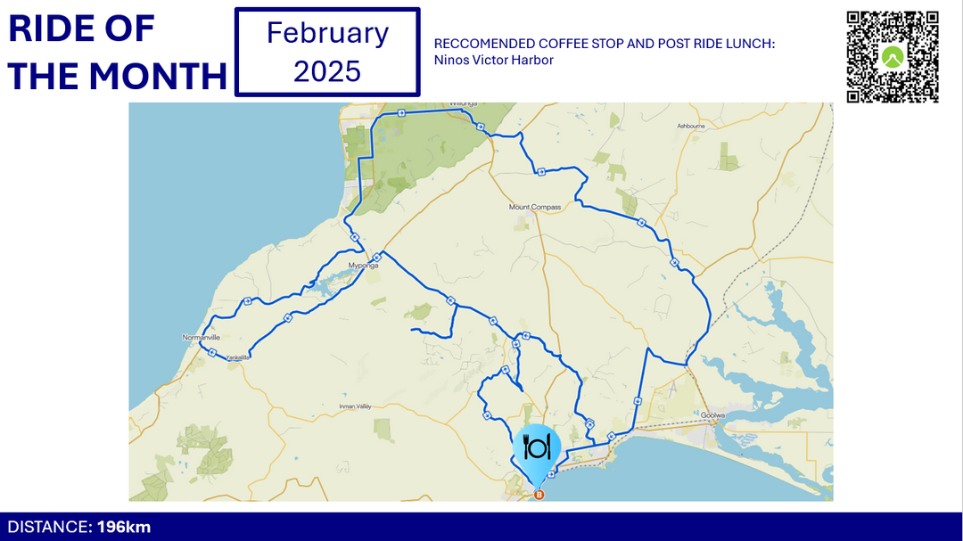 Ride of the Month: February 3 Peaks Training Loop 🚴