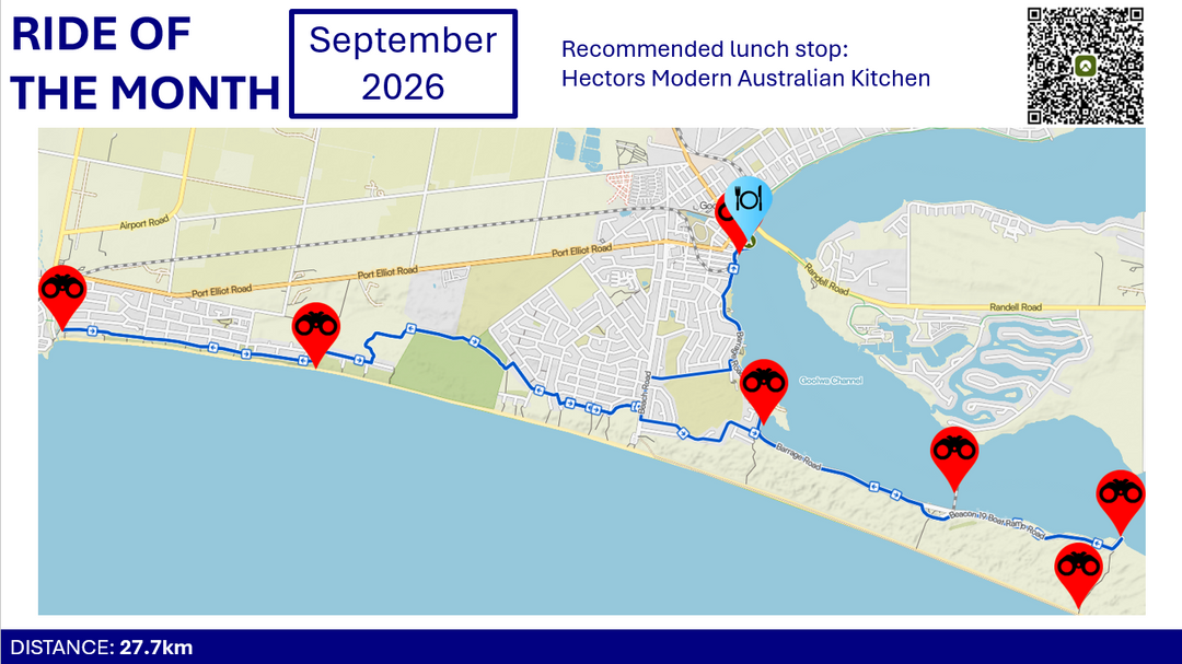 Ride of the Month: Middleton Point to Beacon 19 Coast Cruise 🚴‍♂️