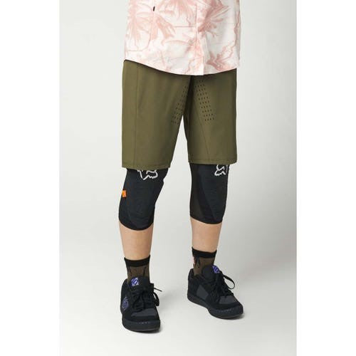 Shorts Fox Womens Flexair Lite No Liner [size:lge Colour:olive Green]