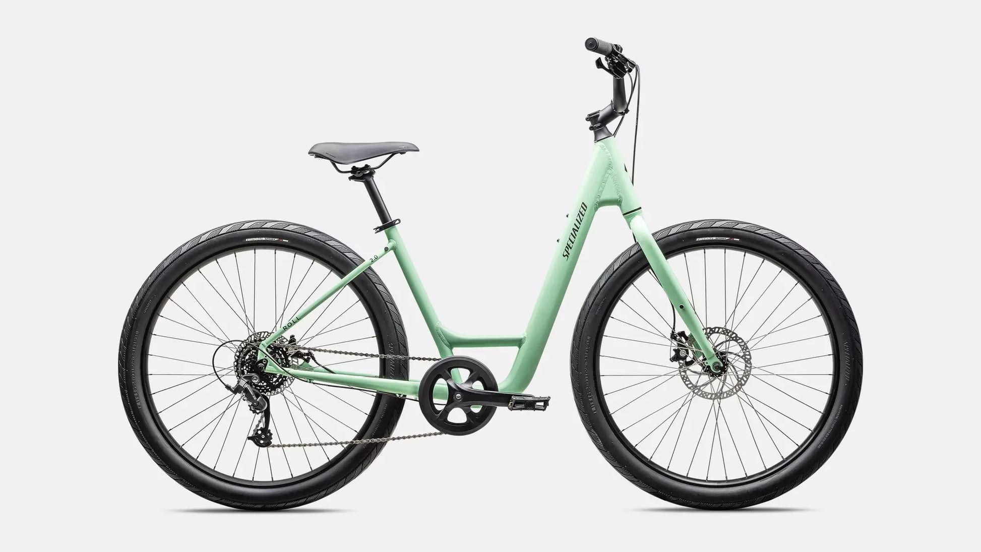 2025 Specialized Roll 2.0 Low Entry [size:med Colour:satin Oasis/satin Smoke]