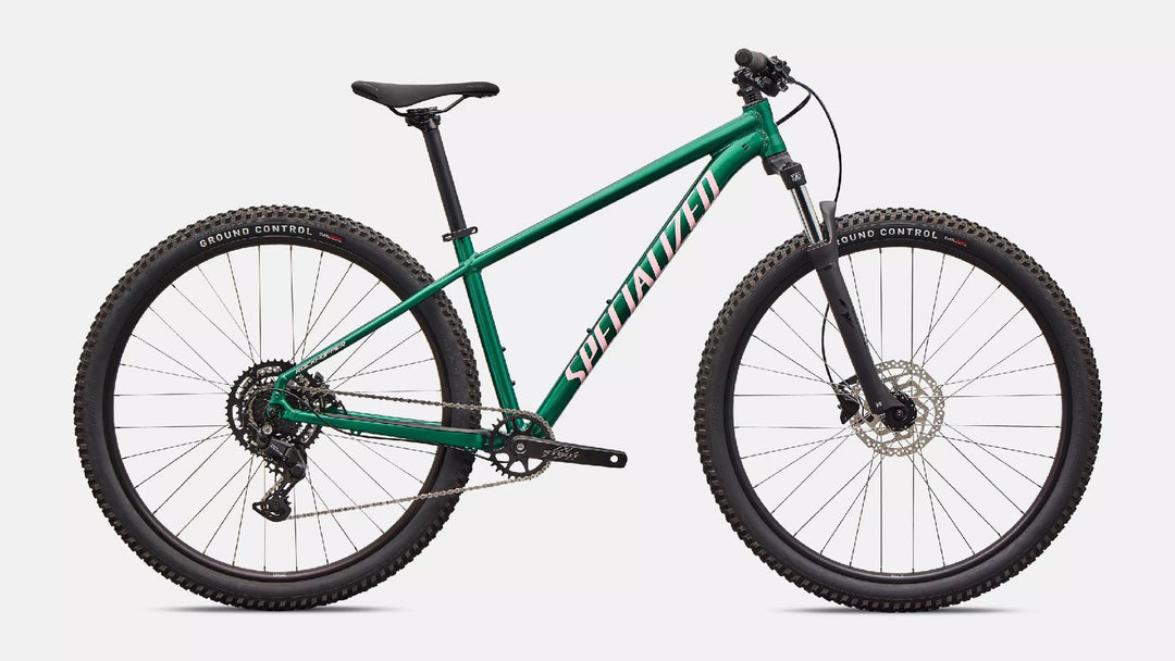 2026 Specialized Rockhopper Sport 27.5" [size:med Colour:pine Green/desert Rose]