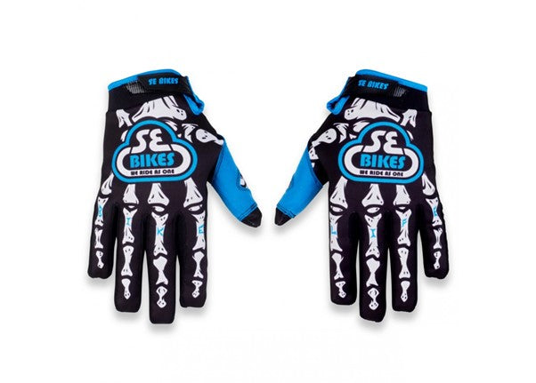 Gloves Se Bikes X Crushed Skeliton Bike Life [size:yth Lge Colour:black] 