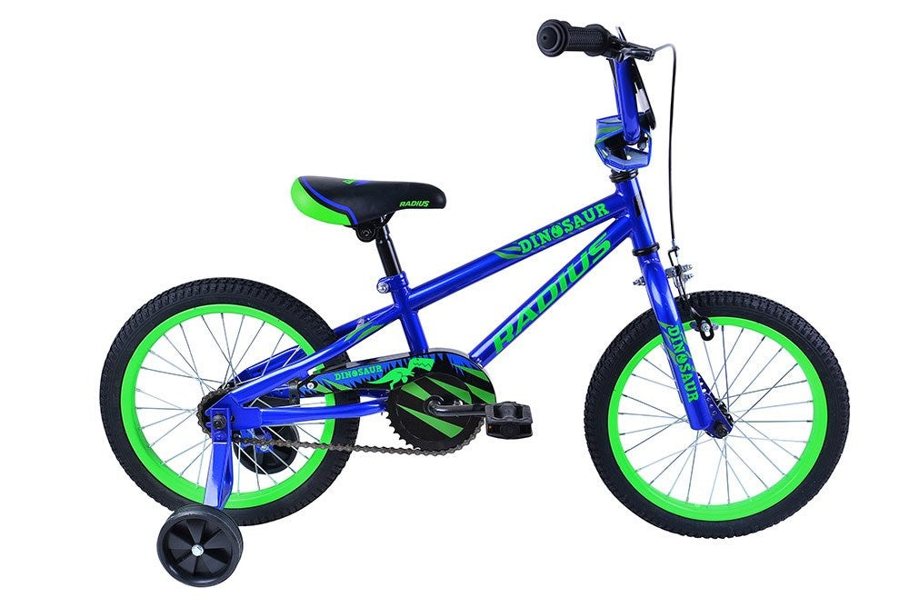 2022 Radius Dinosaur 16 Inch [colour:gloss Navy Blue/neon Gree]