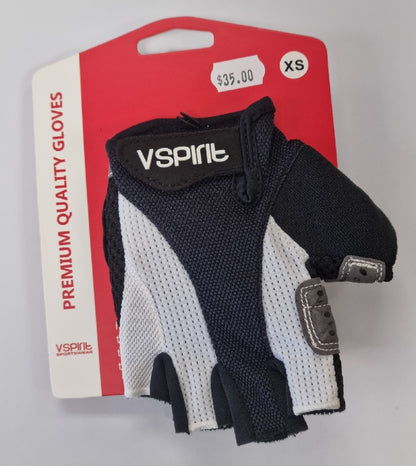 Gloves Vspirit Gel Padding [size:xl Colour:black/white] 