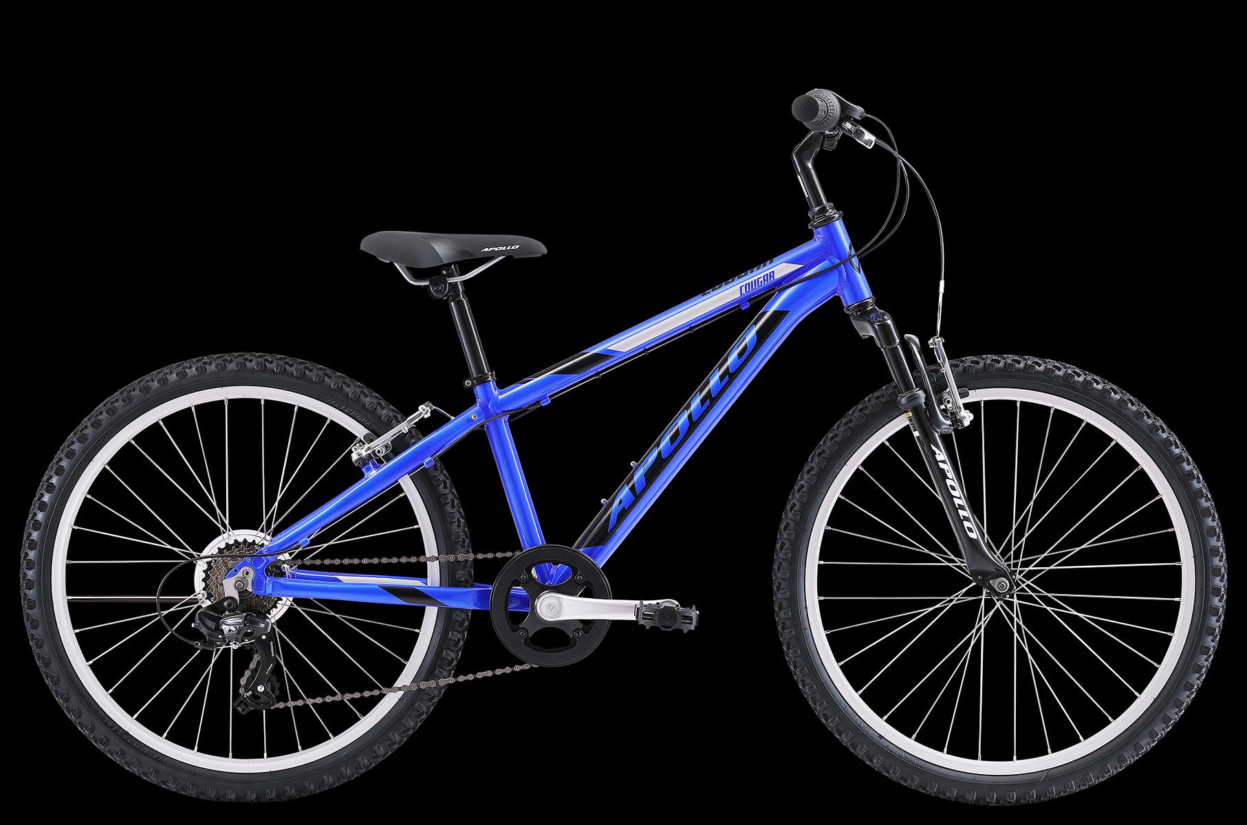 2022 Apollo Cougar [size:24" Colour:blue/black/silver] 