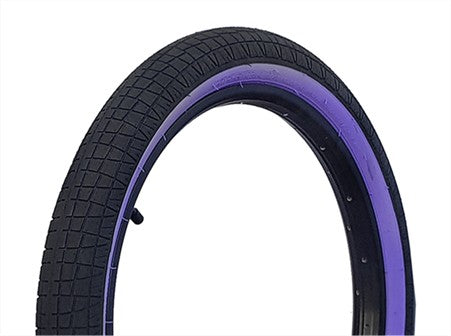 Drs Innova Tyre-vise 20" Tyre [colour:black/purple Tyre Bead:wire Width:2.40"]