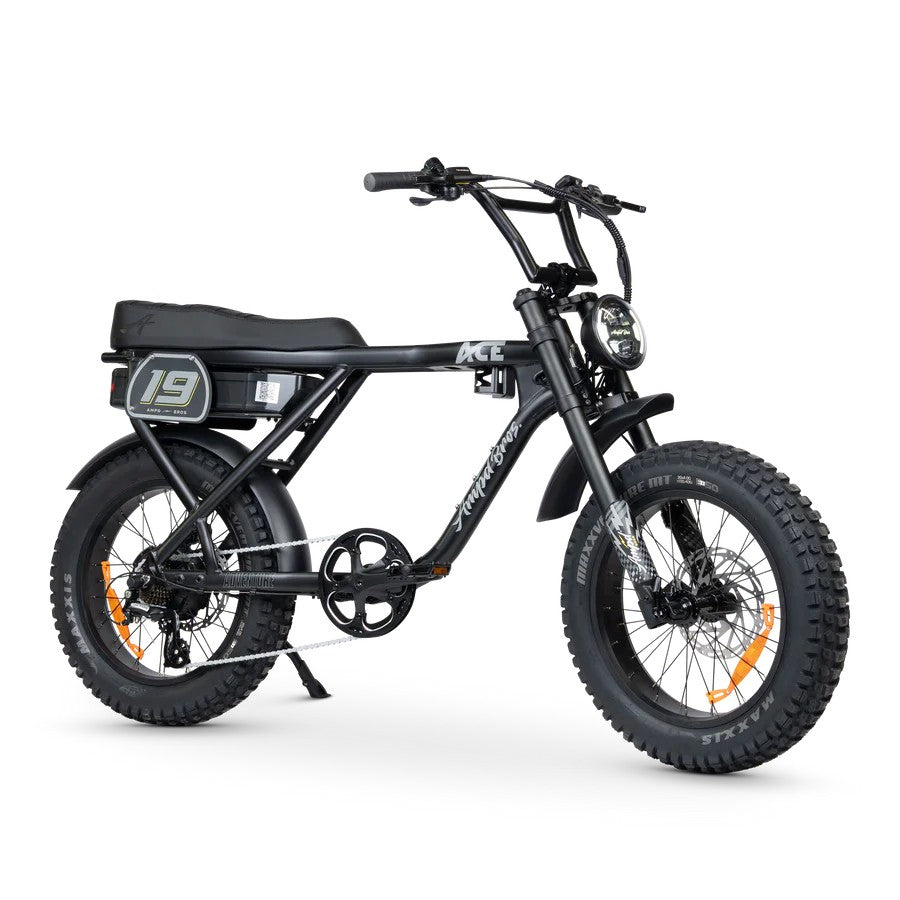 Ampd Bros Ace Adventure S5 Fat Tyre Electric Bike [size:one Size Colour:matte Black]