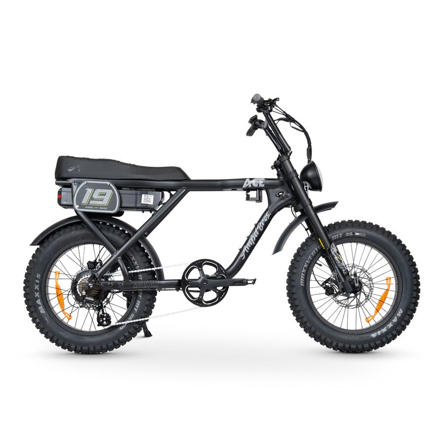 Ampd Bros Ace Adventure S5 Fat Tyre Electric Bike [size:one Size Colour:matte Black]