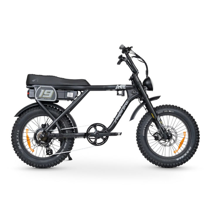 Ampd Bros Ace Adventure S5 Fat Tyre Electric Bike [size:one Size Colour:matte Black]