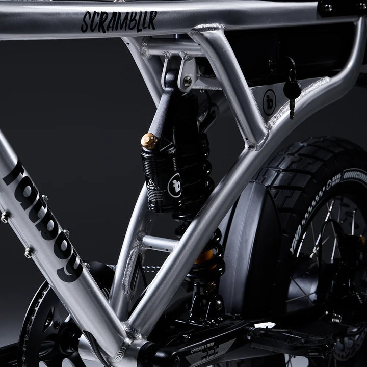 Fatboy Scrambler V3 En15194 Certified Fat Tyre Electric Bike [size:one Size Colour:brushed Alloy]