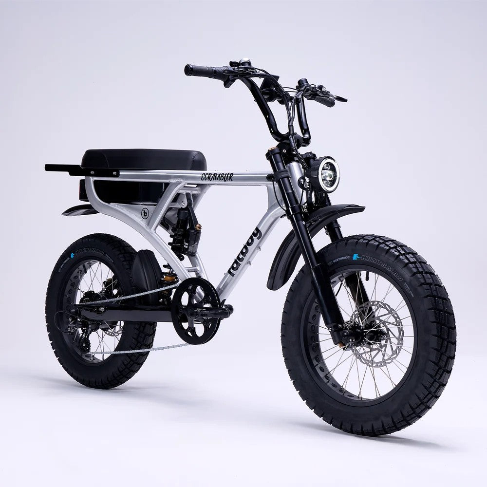 Fatboy Scrambler V3 En15194 Certified Fat Tyre Electric Bike [size:one Size Colour:brushed Alloy]