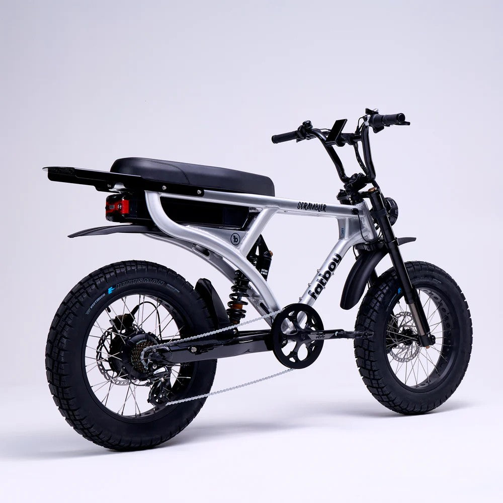 Fatboy Scrambler V3 En15194 Certified Fat Tyre Electric Bike [size:one Size Colour:brushed Alloy]