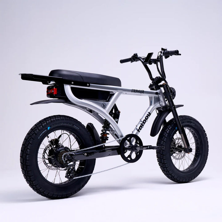 Fatboy Scrambler V3 En15194 Certified Fat Tyre Electric Bike [size:one Size Colour:brushed Alloy]