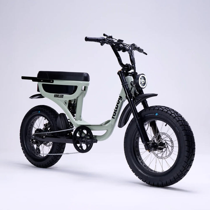Fatboy Harlem V3 En15194 Certified Step Through Electric Bike [size:one Size Colour:sage Green]