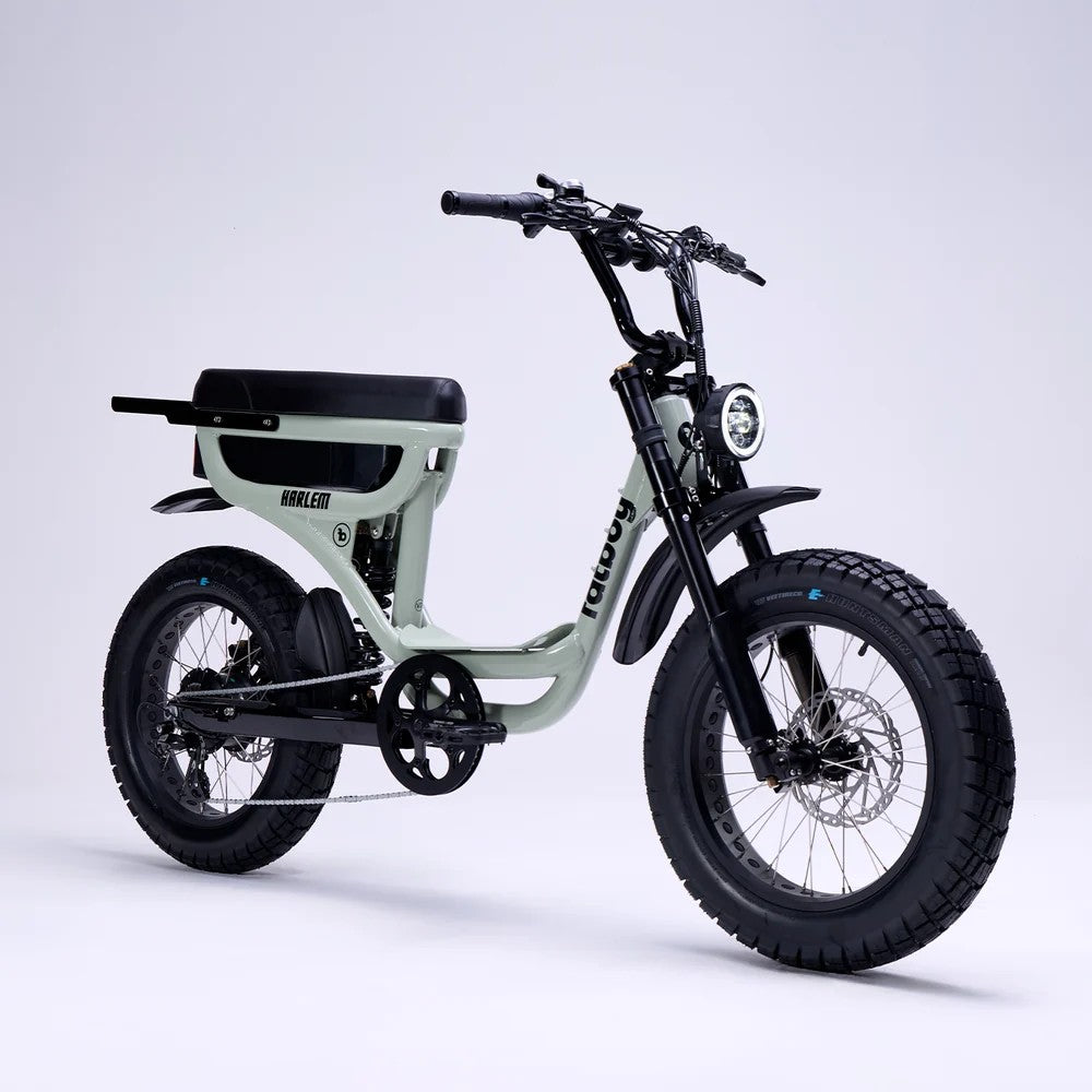Fatboy Harlem V3 En15194 Certified Step Through Electric Bike [size:one Size Colour:sage Green]