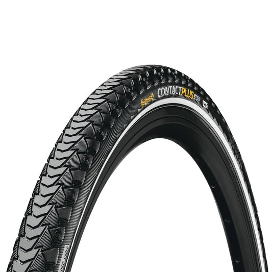 Continental Contact Plus 700c Tyre [width:35c Technology:e50, Saftey Plus Breaker Tyre Bead:wire]