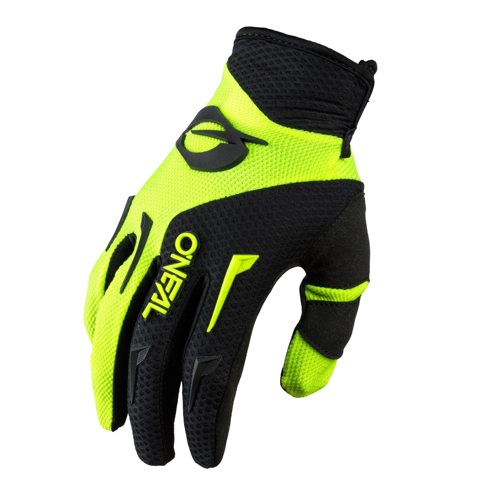 O'neal Element Gloves Youth [size:med Colour:neon Yellow / Black]