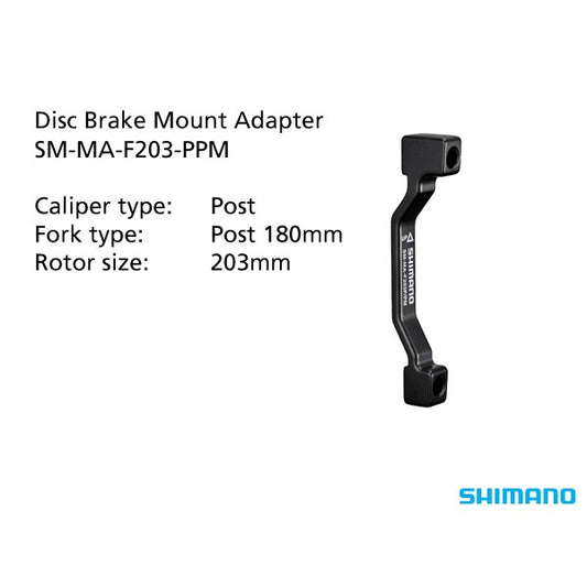 Shimano Caliper Post Adapter Sm-ma-f203-ppm 203mm 