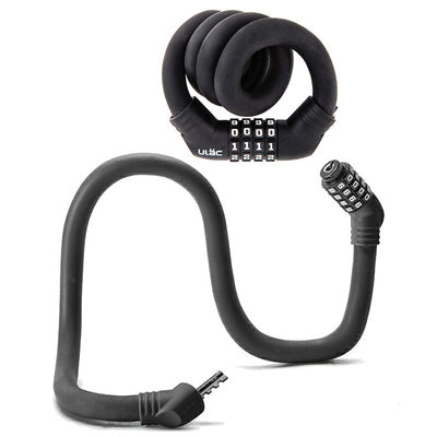 Ulac 1970 Memory Cable Combo Lock [colour:black]