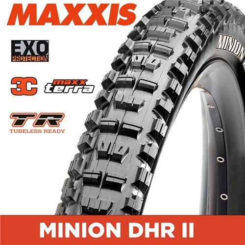 Maxxis Minion Dhr Ii 26" Tyre [width:2.40 Technology:3c Maxx Terra, Exo, Tr Tyre Bead:fold]