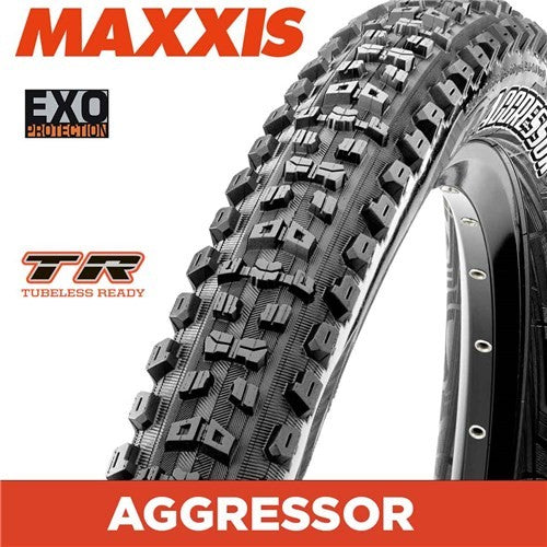 Maxxis Agressor 27.5" Tyre [wdth:2.50" Wt Technology:exo, Tr Tyre Bead:folding]