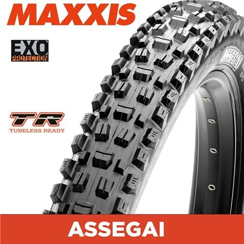 Maxxis Assegai 27.5" Tyre [wdth:2.50" Wt Technology:exo, Tr Tyre Bead:folding]