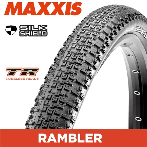 Maxxis Rambler 650b Tyre [width:47b (1.85) Technology:silk Shield, Tr Tyre Bead:folding]