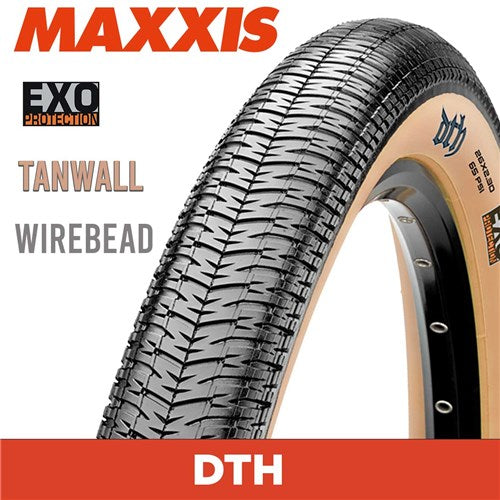 Maxxis Dth 26" Tyre [width:2.30" Technology:tan Wall Tyre Bead:wire]