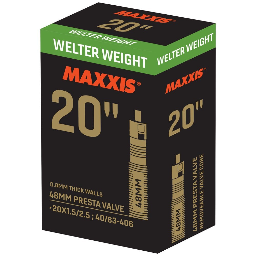 Maxxis 20" Welter Weight Tube [size:1.50"-2.50" Valve:presta Valve Lgh:48mm]
