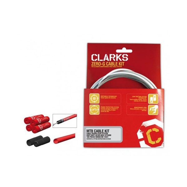 Gear Cable Kit Clarks W/dirt Shield Blk 