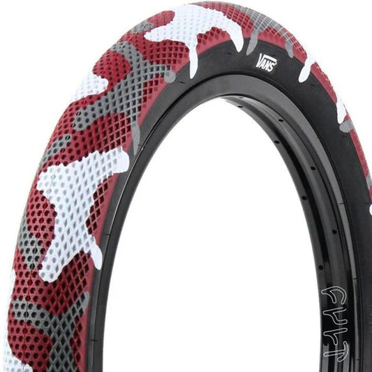 Cult Vans Waffle 20" Tyre [colour:red Camo Tyre Bead:wire Width:2.40] 