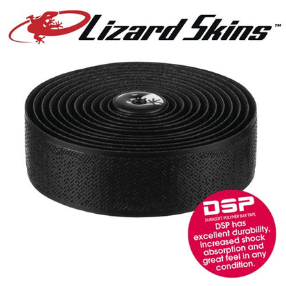 Bar Tape Lizard Skins V2 Dsp [size:3.2mm Colour:jet Black] 