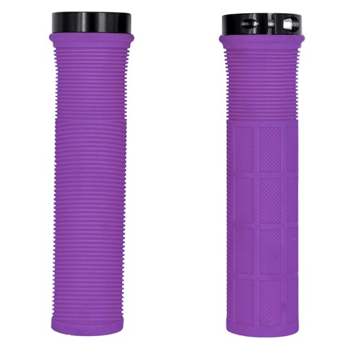 Qbp Mtb Lock On Grip [size:130mm Colour:purple]