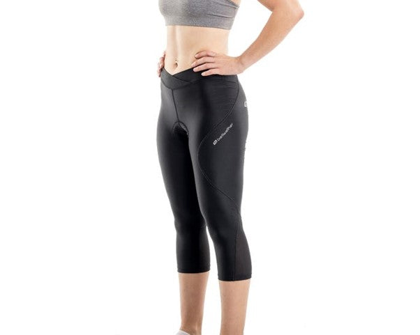 Womens Bellwether Capri 3/4 Knicks [size:lge Colour:black] 