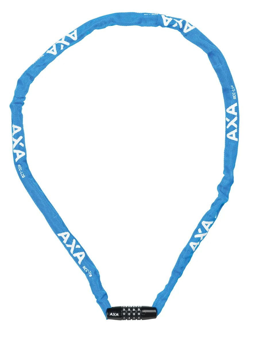 Axa Rigid Rcc 120cm Combination Chain Lock [colour:blue]