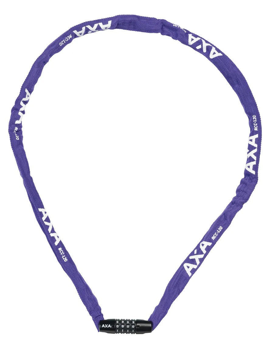 Axa Rigid Rcc 120cm Combination Chain Lock [colour:blue]