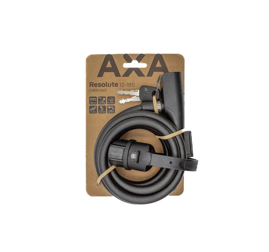 Axa Resolute 180cm Keyed Cable Lock