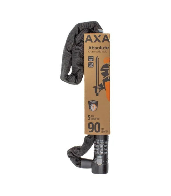 Axa Absolute C5 90cm Combination Chain Lock [colour:black]