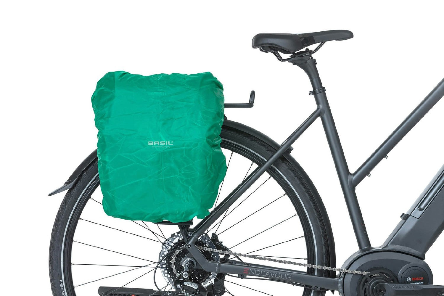 Basil Discovery Single Pannier Bag [size:9l Colour:black/teal]