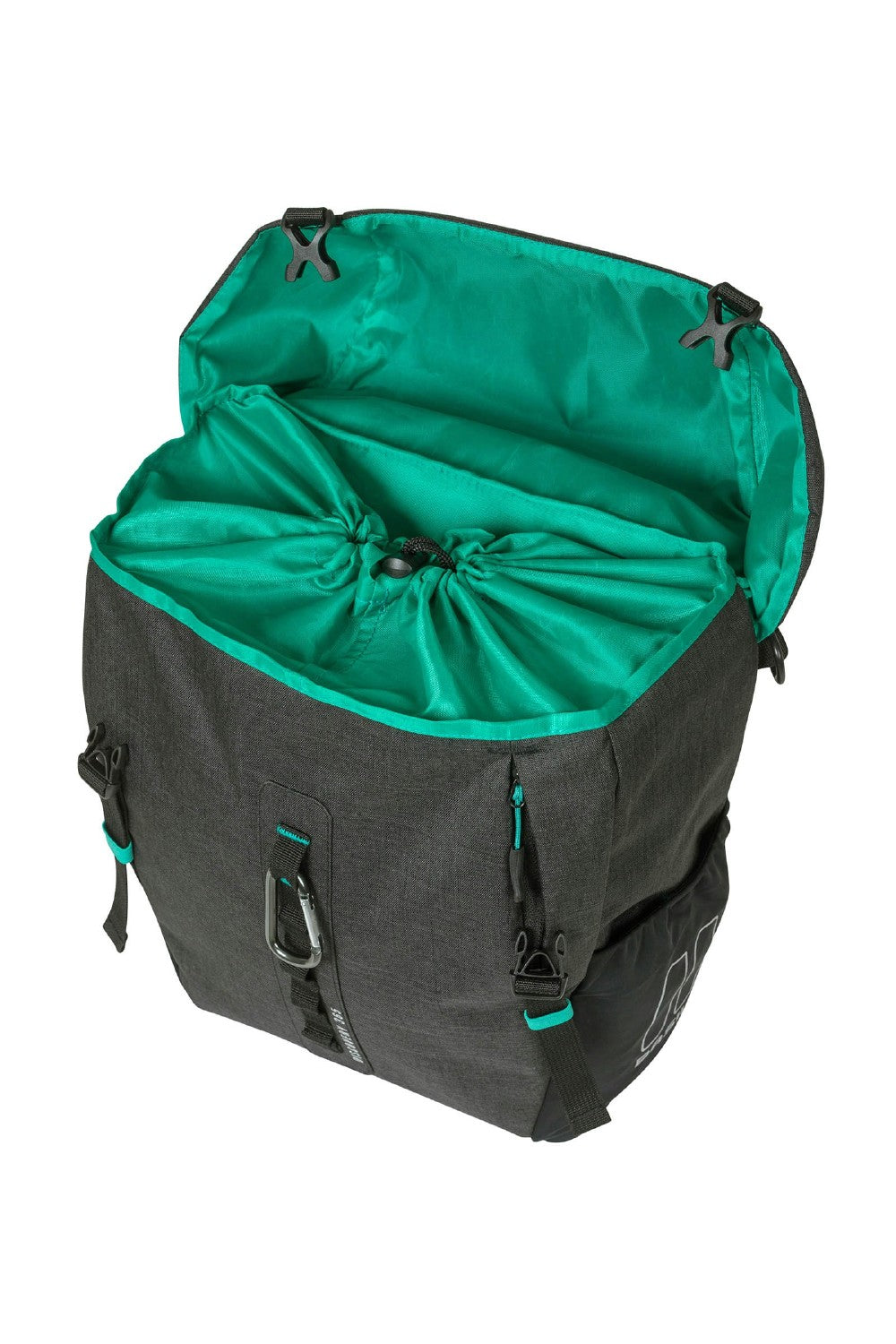 Basil Discovery Single Pannier Bag [size:9l Colour:black/teal]