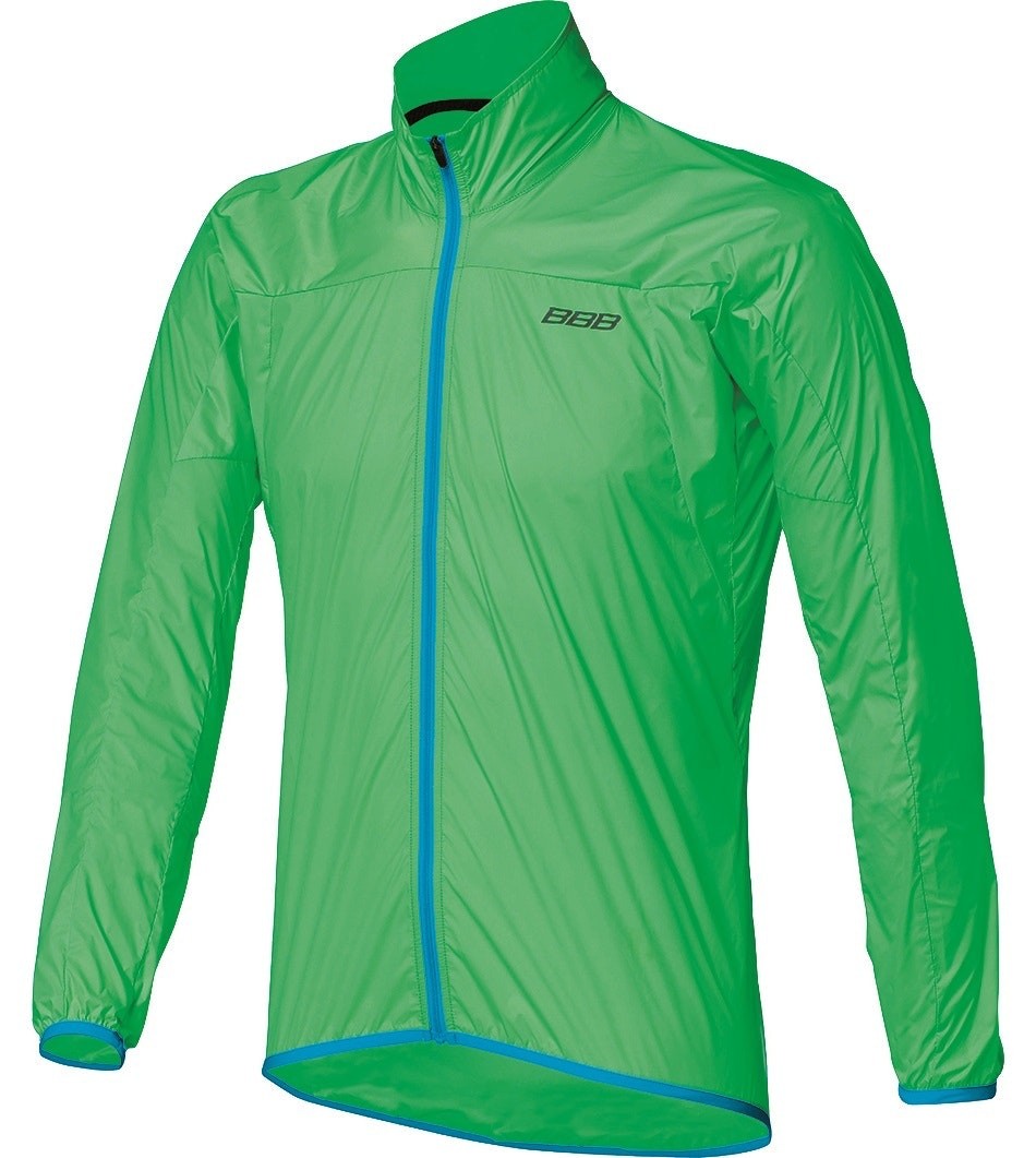 Rain Jacket Bbb Pocketshield [size:med Colour:neon Green]
