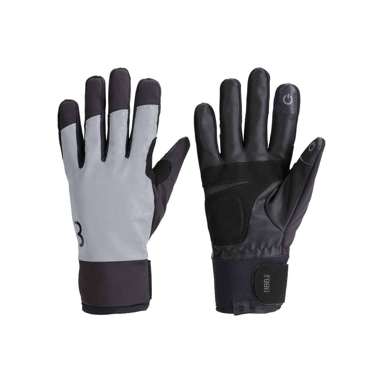 Bbb Reflective Coldshield Winter Gloves [size:med Colour:black]