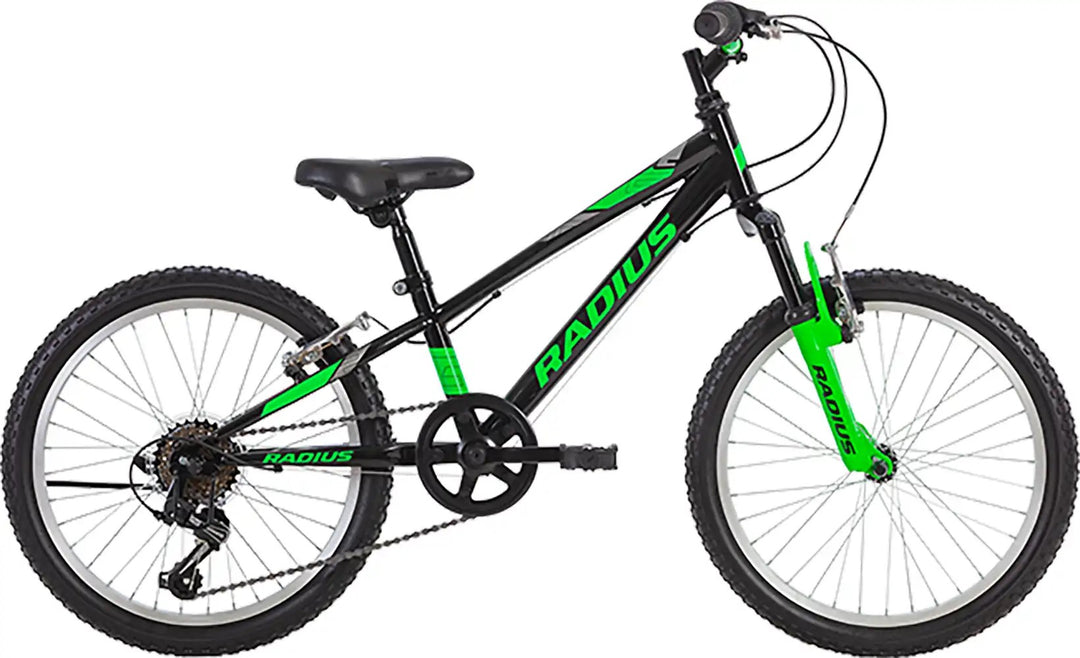 2026 Radius Toughrunner Kids Bike [size:20" Colour:black/green/silver]