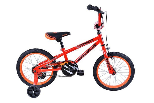 2025 Radius Dinosaur [size:16" Colour:red/black/orange]