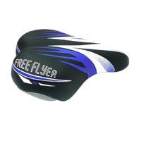Ddk Junior Saddle With Clamp [ [colour:black/blue Size:one Size]