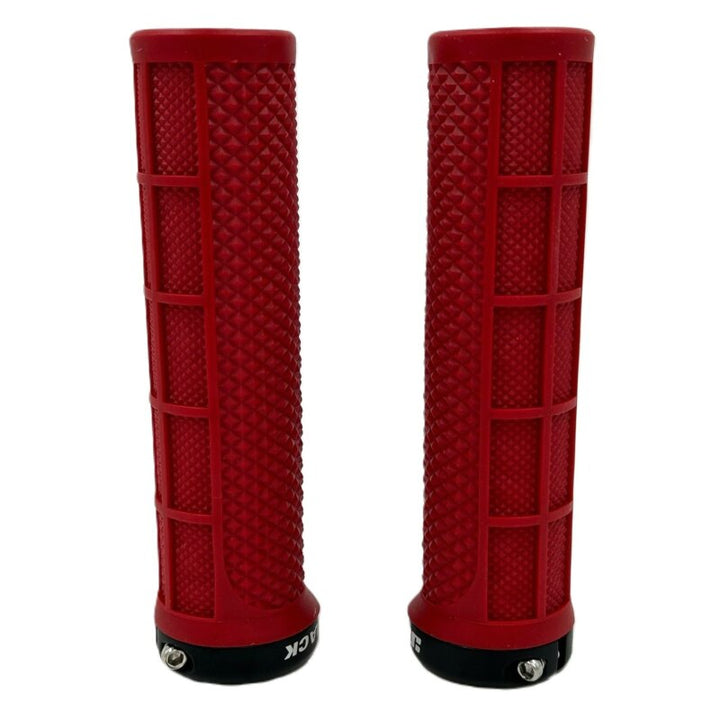 Jetblack Staple Lock On Grips [colour:red]