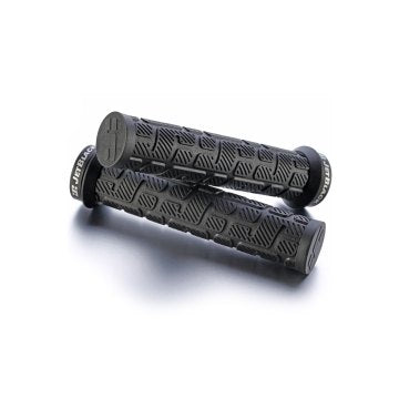 Grips Jetblack Rip Single Sided Lock On [colour:black/black Rings] 