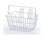 Basket Front Steel Wire White 